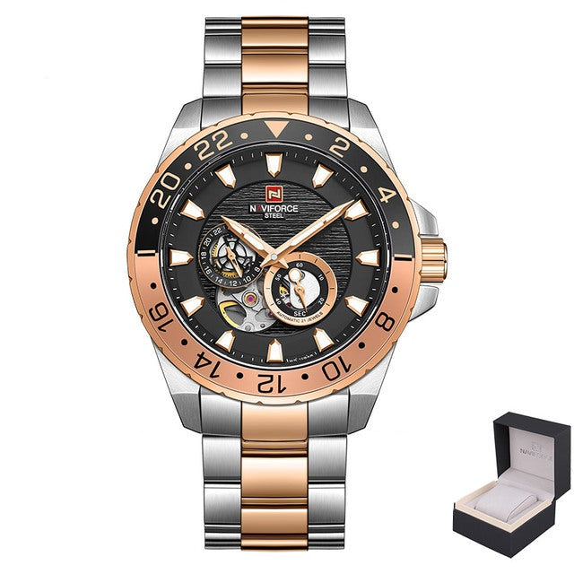 Automatikuhr Naviforce NFS1003 - in Roségold - Lebensfreuden