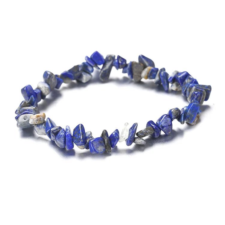 Lebensfreuden Natur- und Edelsteinarmband 'Splitter' - Lapis Lazuli