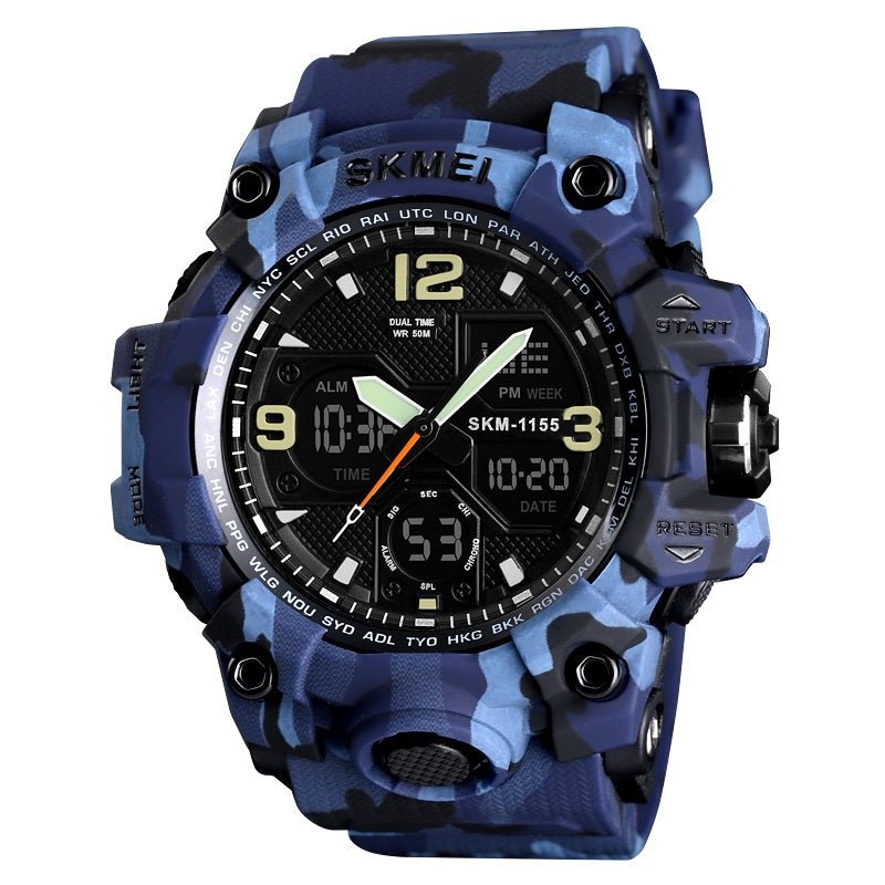 Digitale Sport- und Taucheruhr "Camouflage"