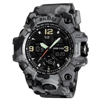 Digitale Sport- und Taucheruhr "Camouflage"