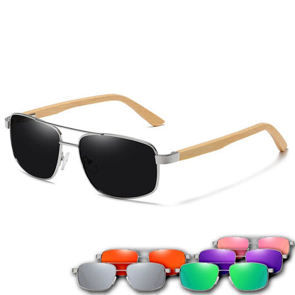 Herren Bambusholz-Sonnenbrille "Pilot" - Lebensfreuden