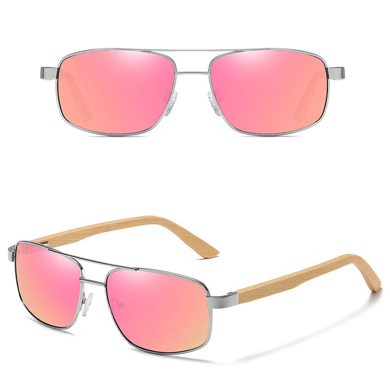 Herren Bambusholz-Sonnenbrille "Pilot" - Lebensfreuden