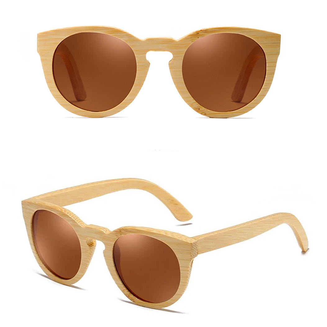 Holzsonnenbrille "Lady Chic Bambus" - Lebensfreuden