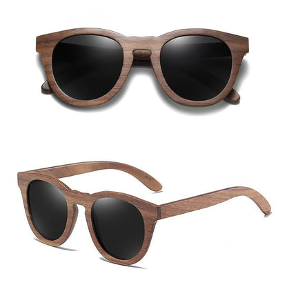 Holzsonnenbrille "Lady Chic Walnuss" - Lebensfreuden