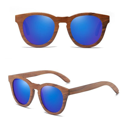 Holzsonnenbrille "Lady Chic Walnuss" - Lebensfreuden