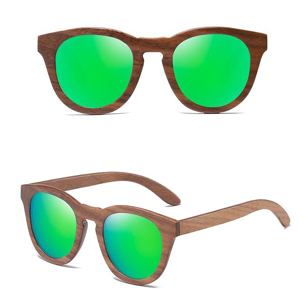 Holzsonnenbrille "Lady Chic Walnuss" - Lebensfreuden