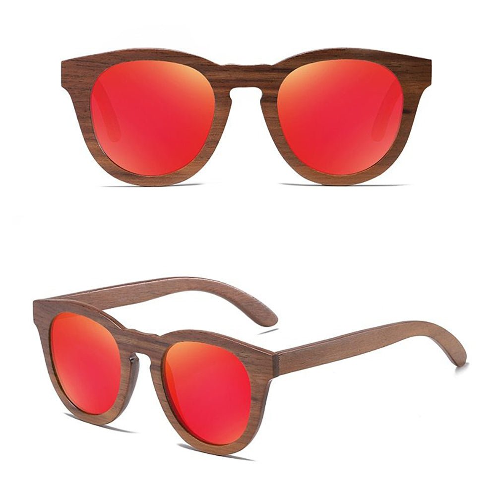 Holzsonnenbrille "Lady Chic Walnuss" - Lebensfreuden