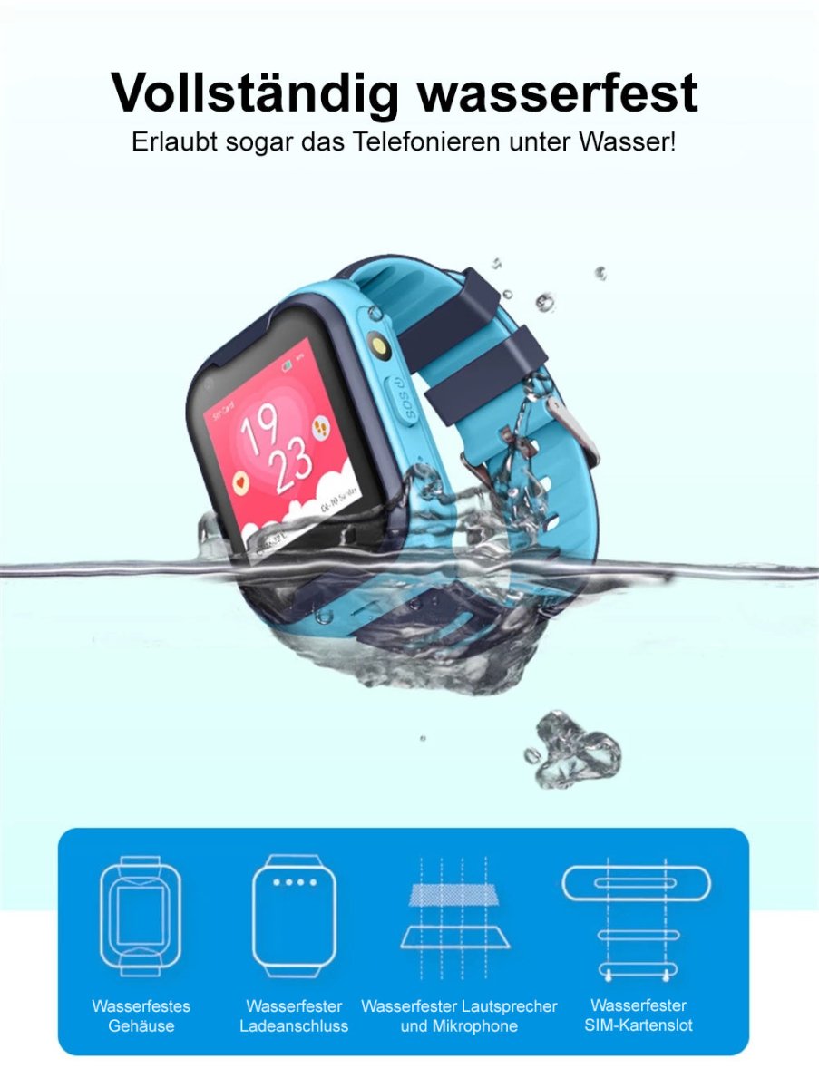 Kinder SmartWatch "Ben & Emma" mit GPS-Tracker, 4G und Videotelefonie - Lebensfreuden