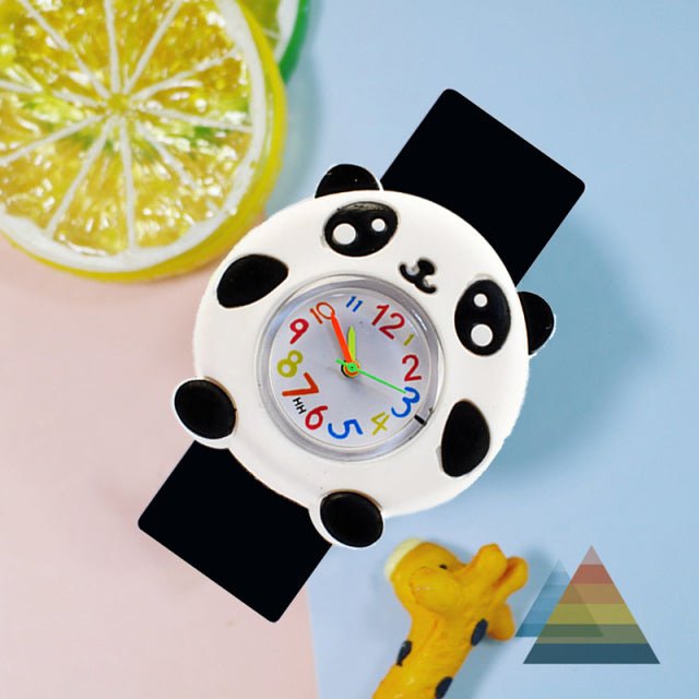 Kinderuhren "3D Cartoon" mit Schnapparmband - Panda - Lebensfreuden