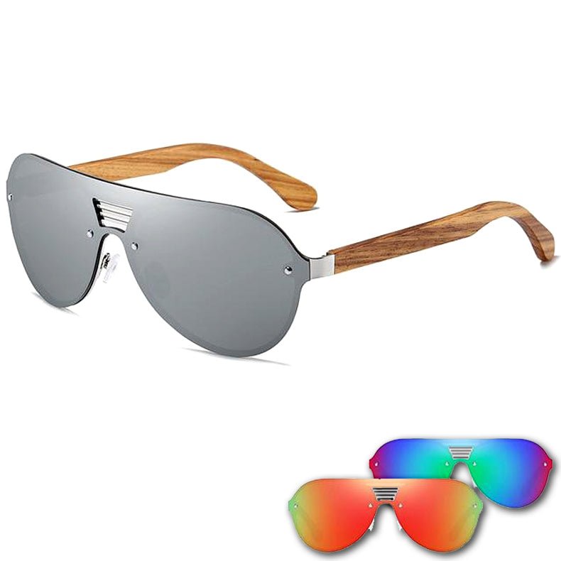 Kirschholz-Sonnenbrille "Cop" - Lebensfreuden