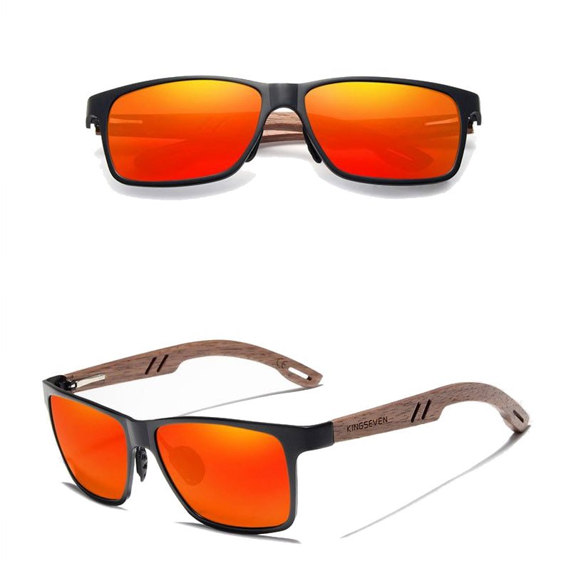 Walnussholz-Sonnenbrille KS02 - Lebensfreuden