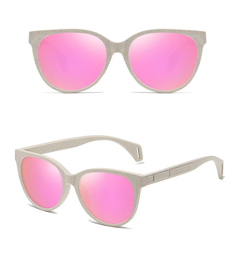 Weizenschrot Sonnenbrille "Cat Eye" - Lebensfreuden