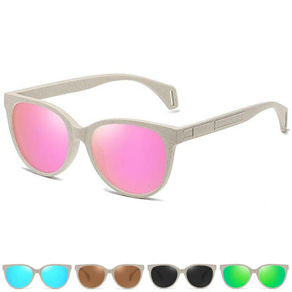 Weizenschrot Sonnenbrille "Cat Eye" - Lebensfreuden